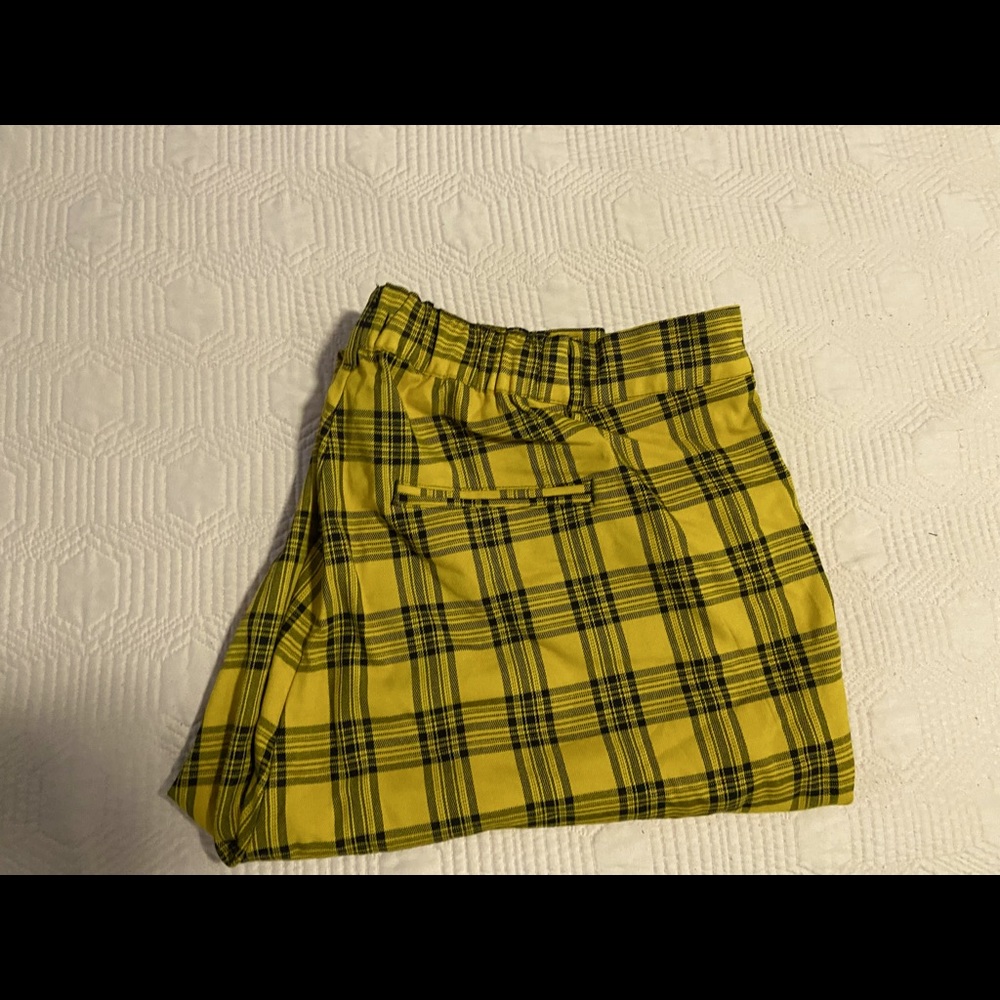 Yellow Plaid Pants
